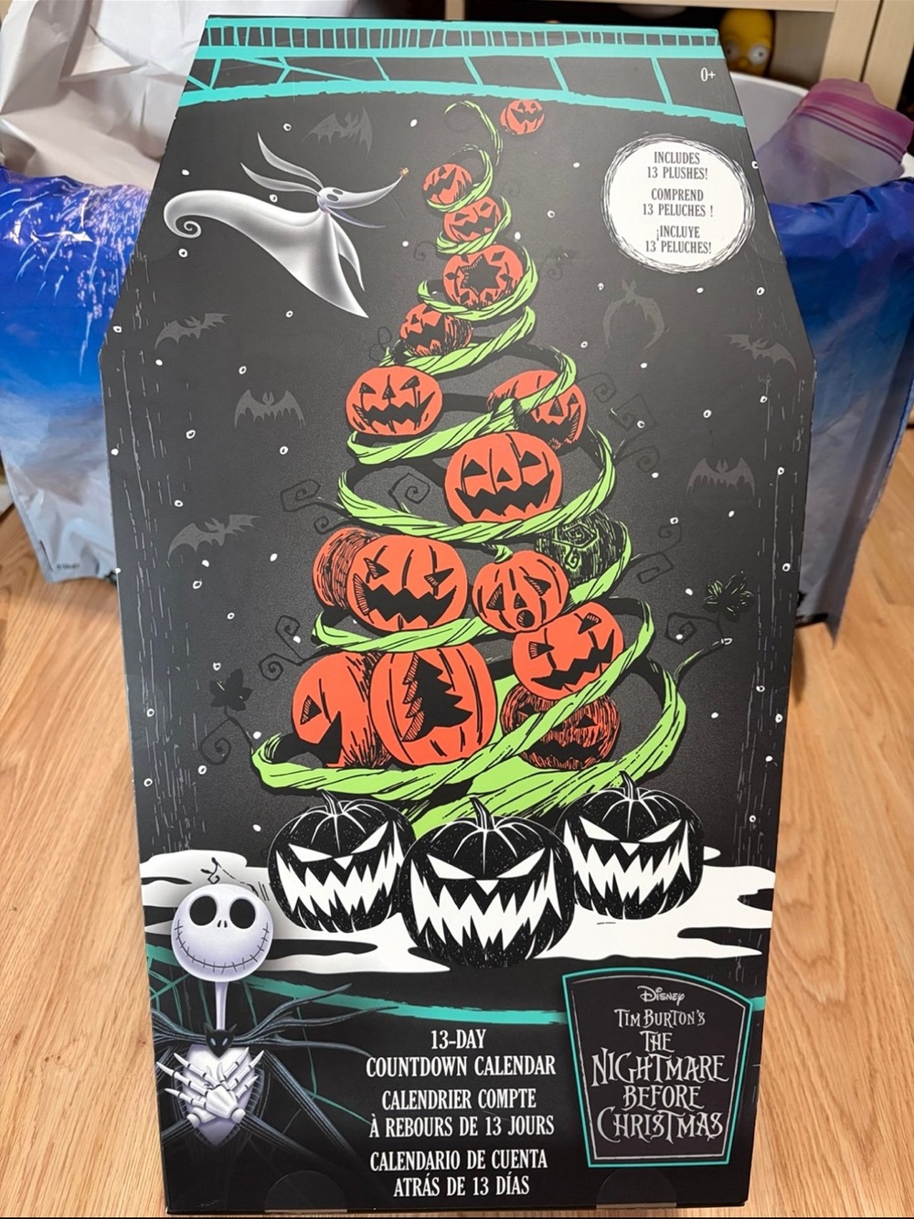 Nightmare Before Christmas 13 Day Plush Advent Countdown Calendar Disney New